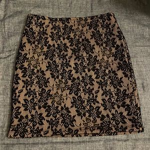 Lace Nude Illusion Skirt 🔳